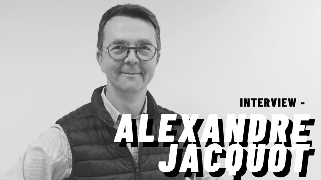 Miniature noir et blanc Alexandre Jacquot gros plan interview